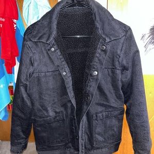 Reversible Black Denim Jacket